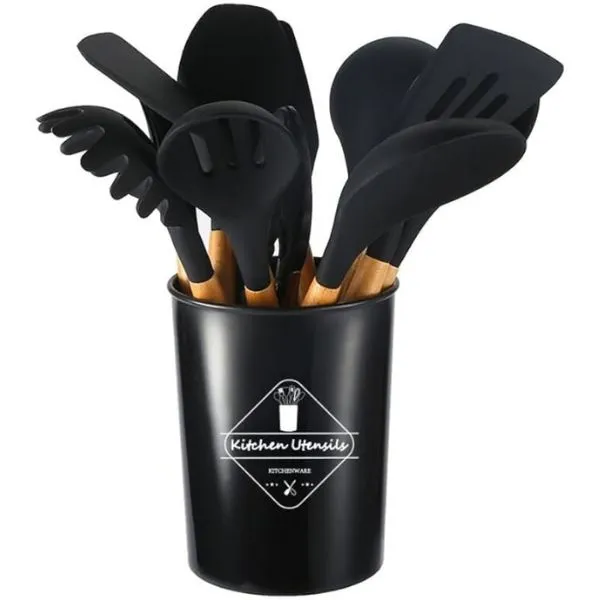 twelve piece kitchen utensil set for everyday cooking