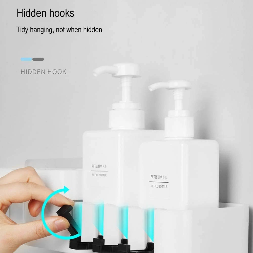 affordable rustproof bathroom corner shelf aed