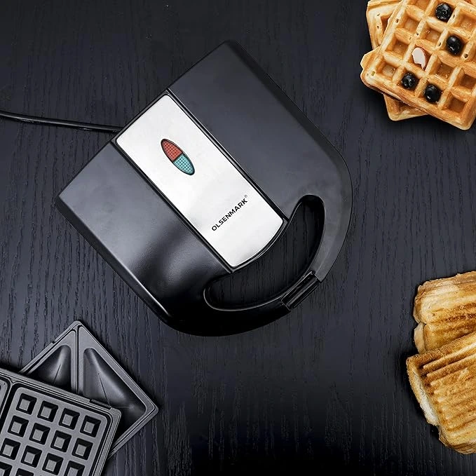 3 in 1 multiplate electric sandwich grill waffle maker