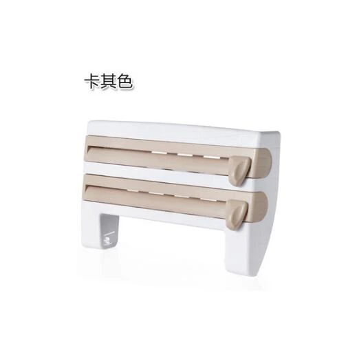 4 in 1 kitchen paper roll foil film dispenser rack