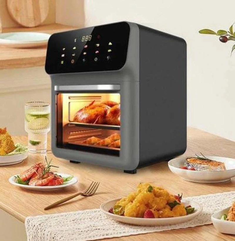 denx high capacity digital electric air fryer
