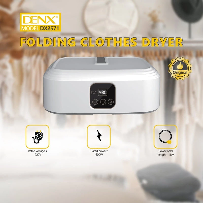 denx portable electric folding clothes dryer rack