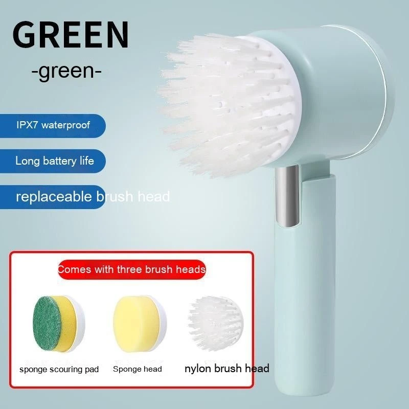 handheld multifunctional electric floor tile cleaning brush