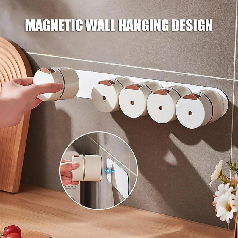 under cabinet pull down spice jar organizer