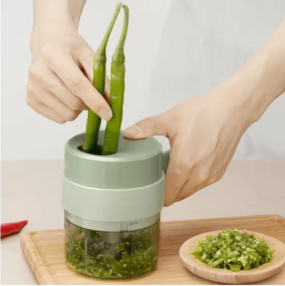cordless wireless electric food garlic chopper