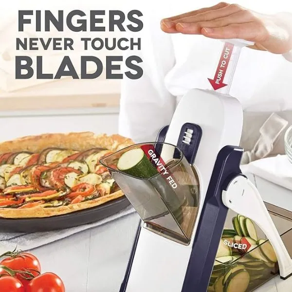 hand operated vegetable cutter for fast salad and meal prep