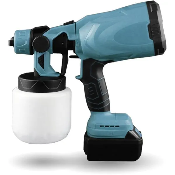 spray paint walls and furniture faster with a portable sprayer