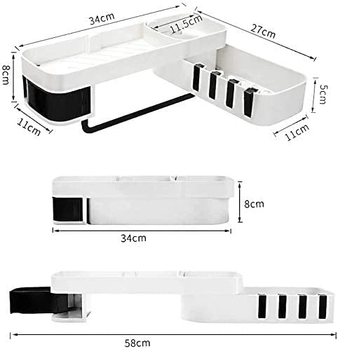 shop bathroom corner organizer fast delivery dubai