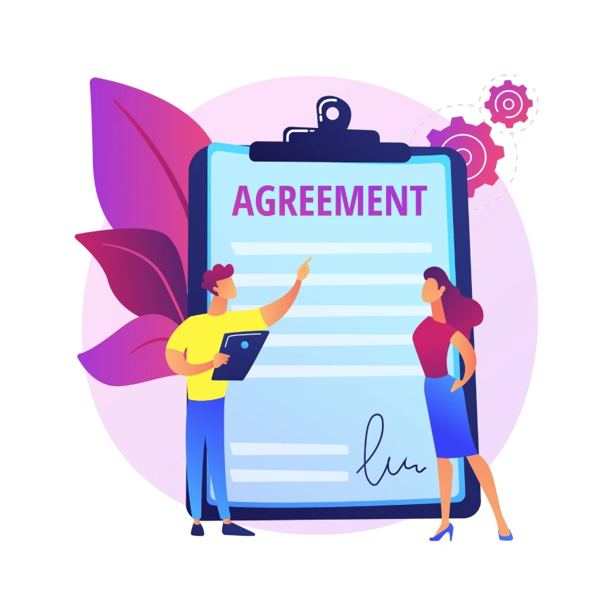 Terms of Service and user agreement illustration for Gadgets Xpo